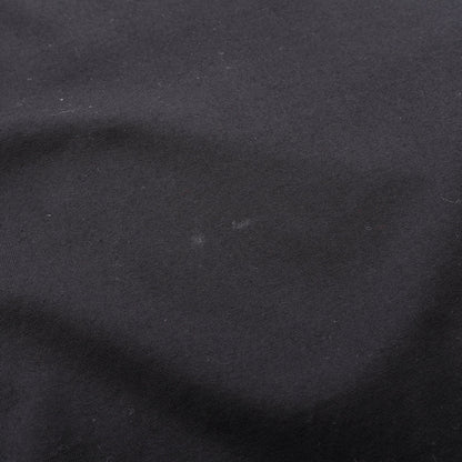 バーティカルバックロゴ 切替 クルーネック 半袖Tシャツ コットン ブラック モンクレール