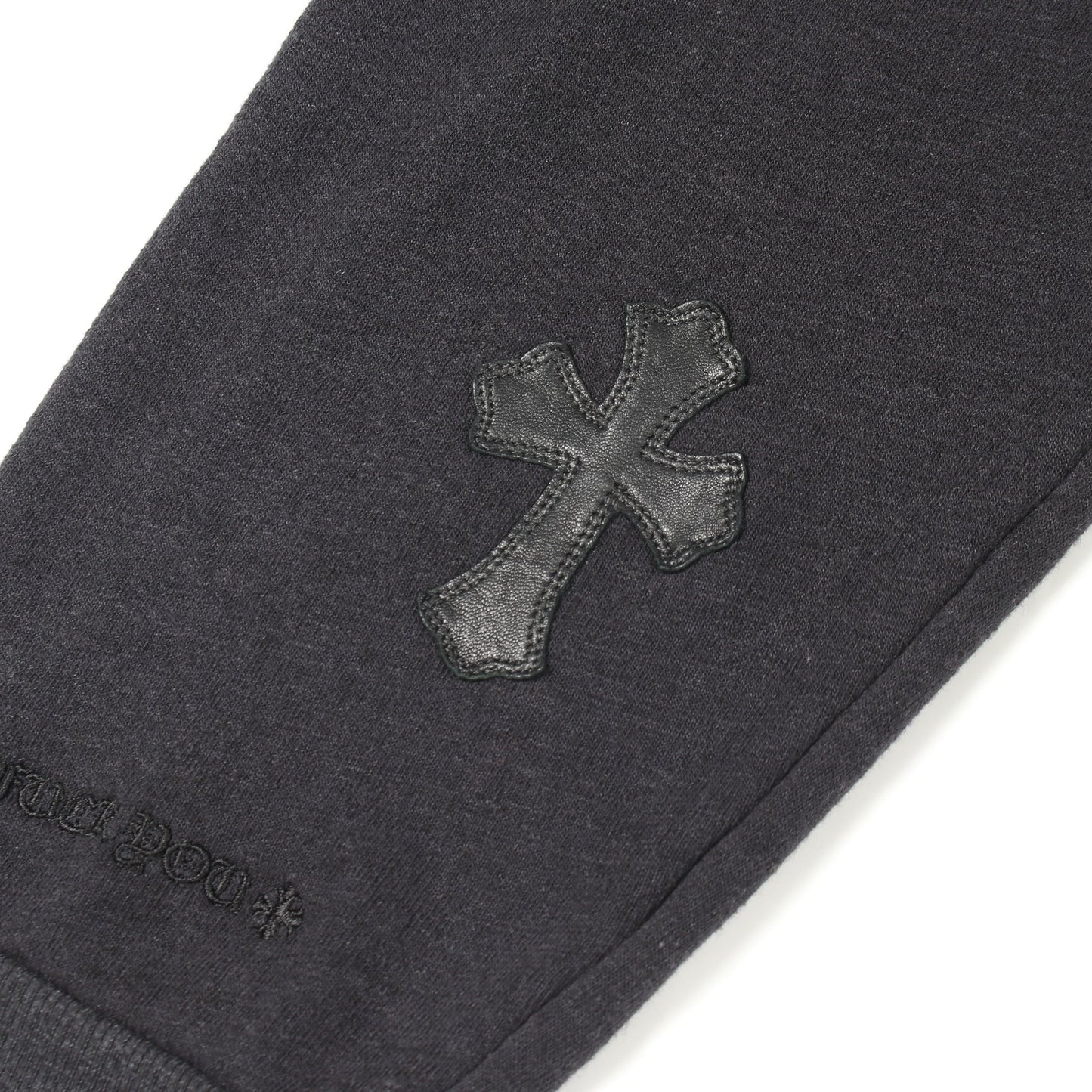 Y NOT 12クロスパッチ フーディー プルオーバーパーカー コットン レーヨン ダークグレー クロムハーツ トップス Chrome Hearts