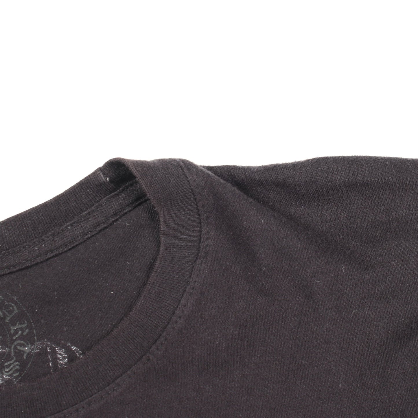 バーティカルロゴ ポケット付き 長袖Tシャツ コットン ブラック クロムハーツ