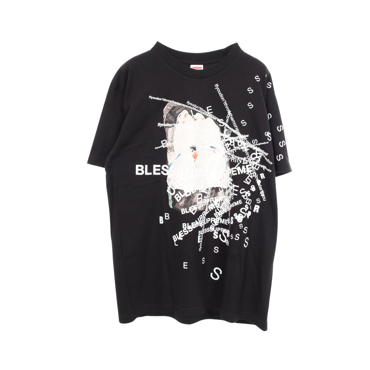 Supreme × BLESS プリント 半袖Tシャツ コットン ブラック シュプリーム トップス Supreme