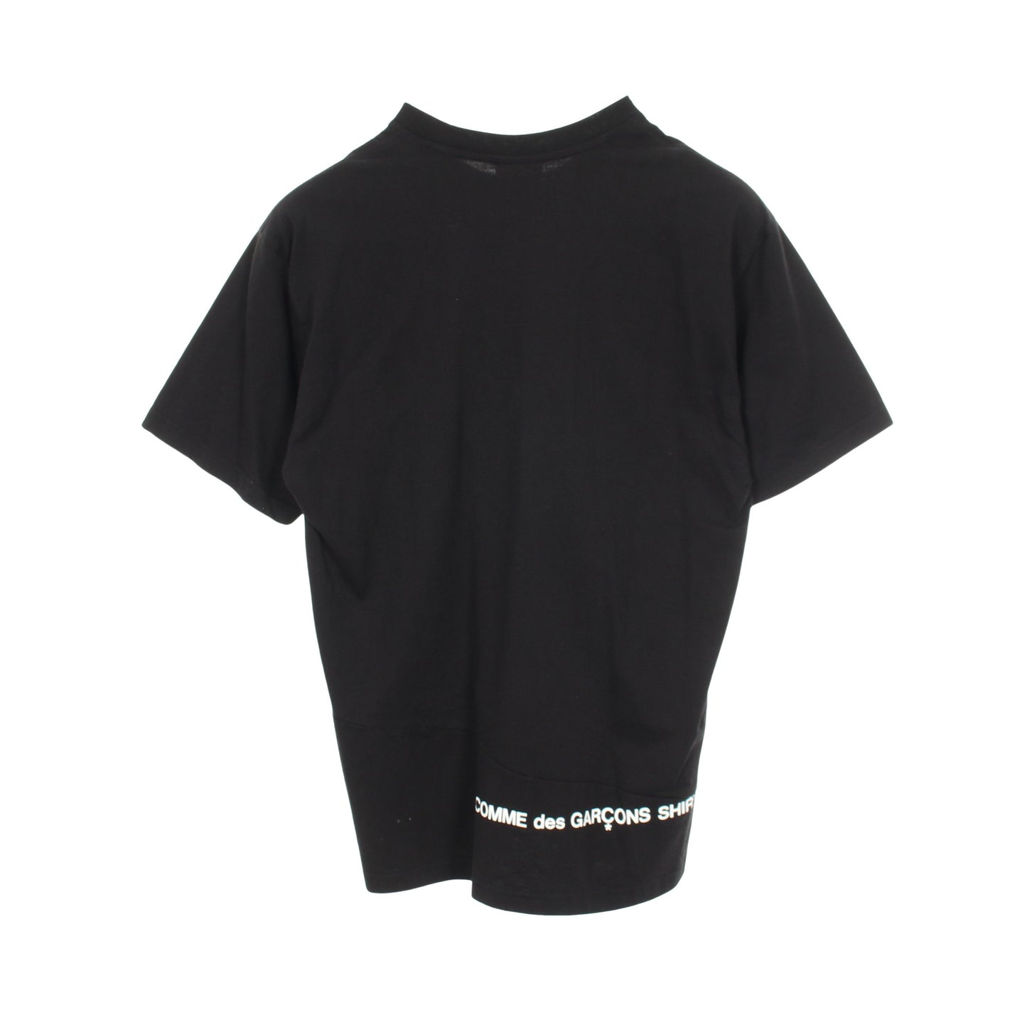 Supreme × COMME des GARCONS SHIRT クルーネック 半袖Tシャツ コットン ブラック シュプリーム