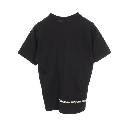 Supreme × COMME des GARCONS SHIRT クルーネック 半袖Tシャツ コットン ブラック シュプリーム