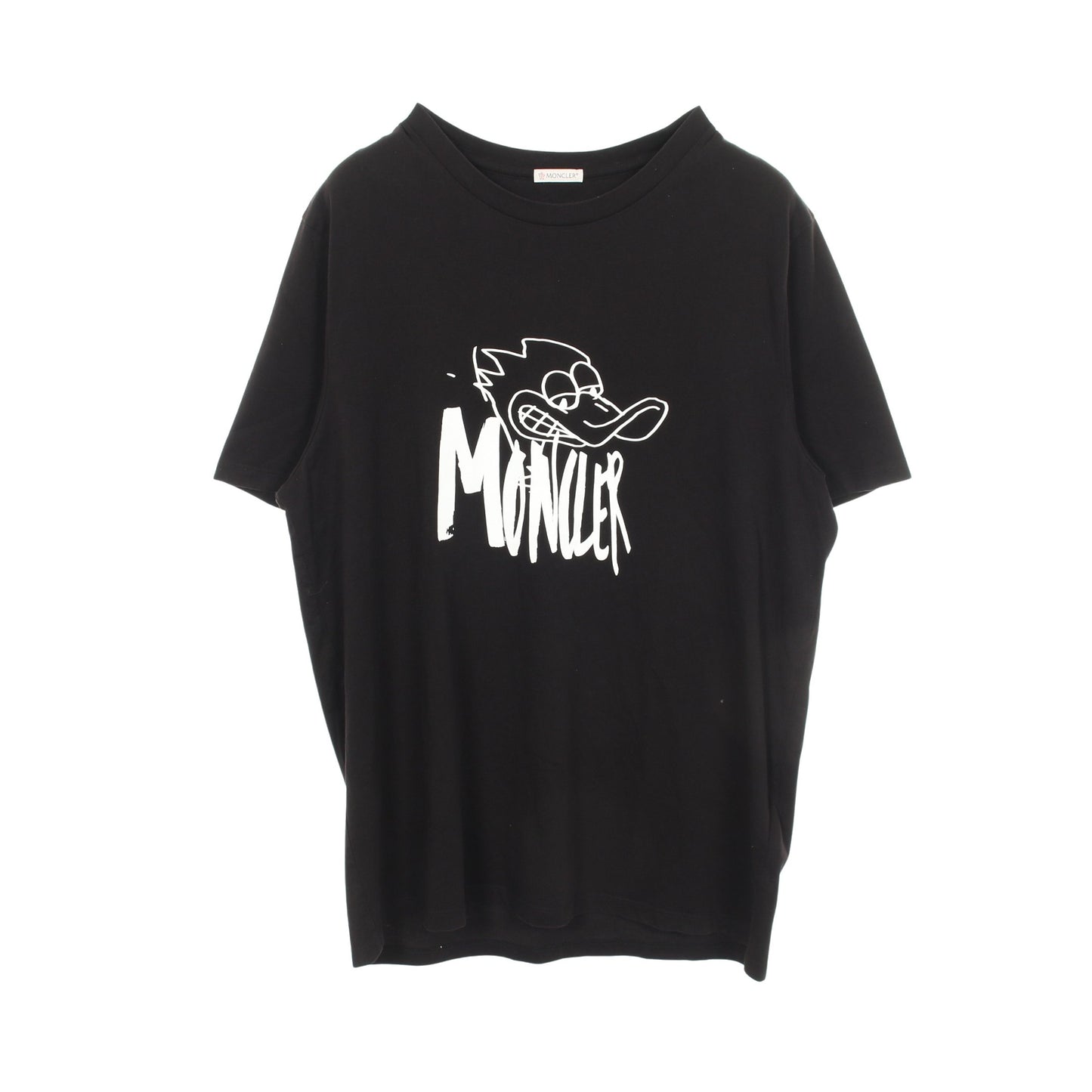 ロゴプリント 半袖Tシャツ コットン ブラック モンクレール