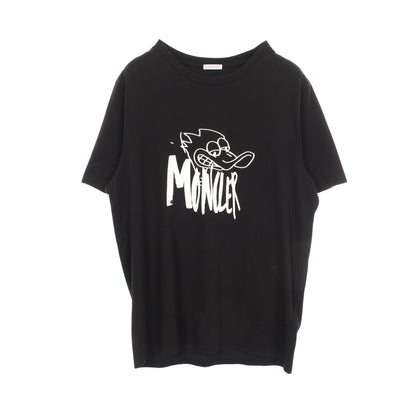 ロゴプリント 半袖Tシャツ コットン ブラック モンクレール