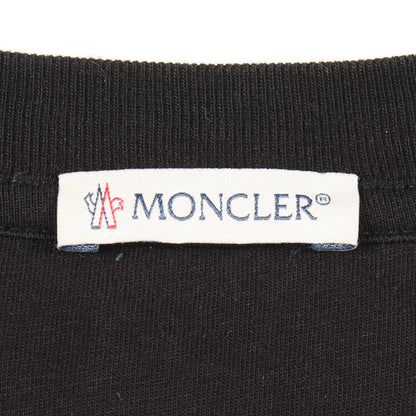 ロゴプリント 半袖Tシャツ コットン ブラック モンクレール