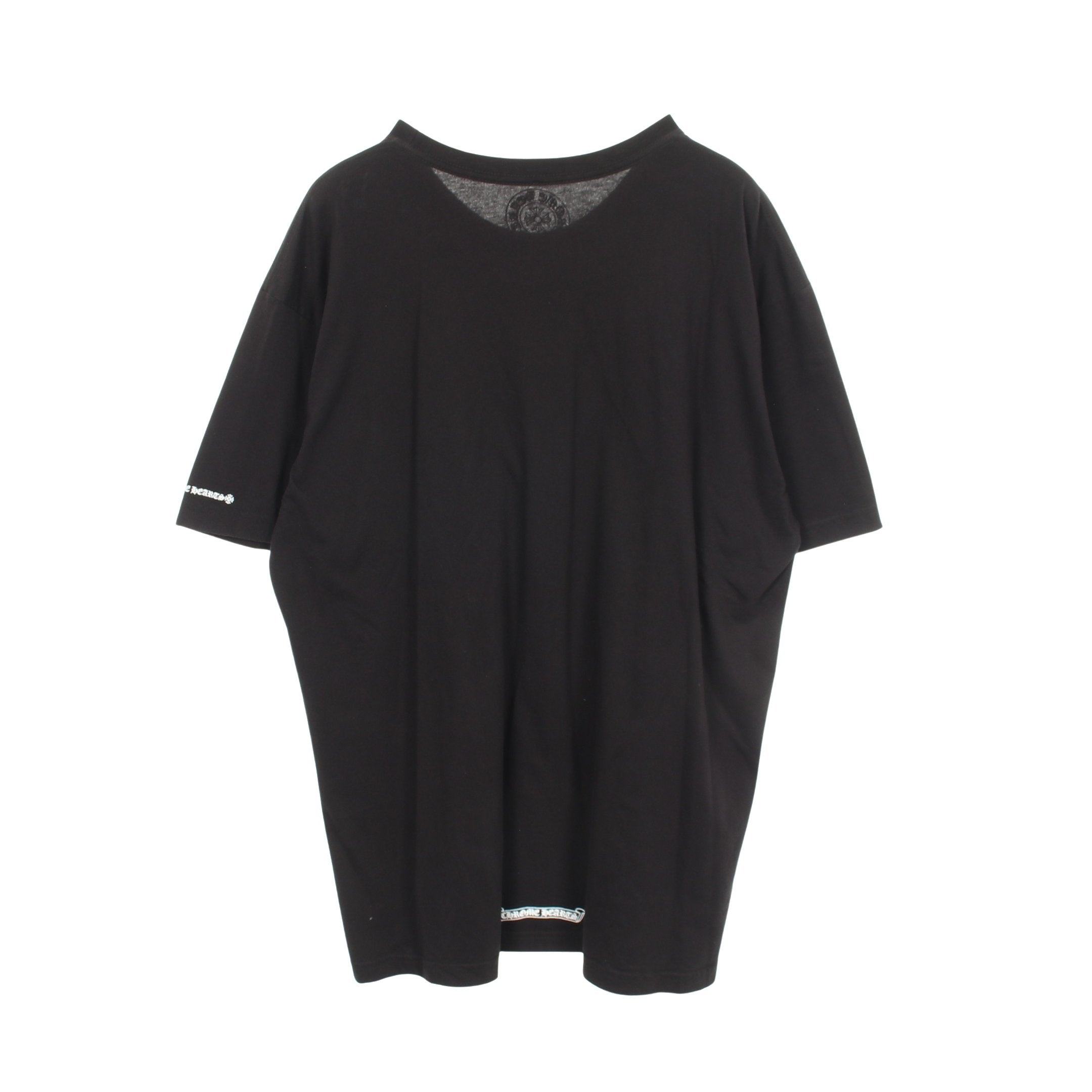 クロムハーツ ネックロゴ ポケット Tシャツ カットソー 半袖 XL ネックロゴ ポケット 半袖Tシャツ コットン ブラック クロムハーツ – RECLO