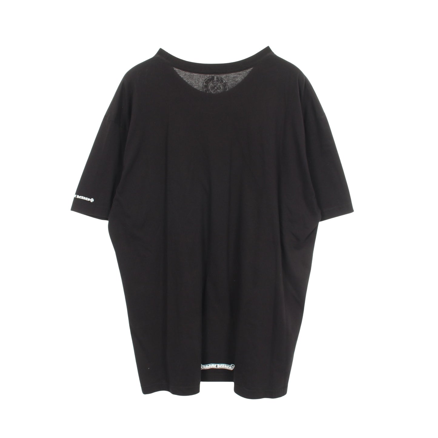 ネックロゴ ポケット 半袖Tシャツ コットン ブラック クロムハーツ