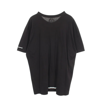 ネックロゴ ポケット 半袖Tシャツ コットン ブラック クロムハーツ