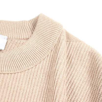 RIBBED SOFT ORGANIC COTTON リブ ニット コットン ベージュ ストーンアイランド