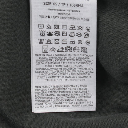 ロゴ 半袖Tシャツ コットン ダークグレー メゾンマルジェラ