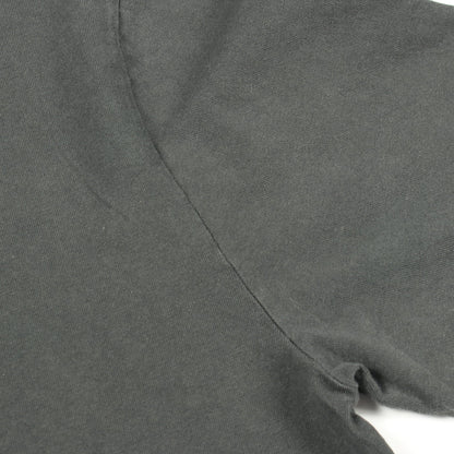 ロゴ 半袖Tシャツ コットン ダークグレー メゾンマルジェラ