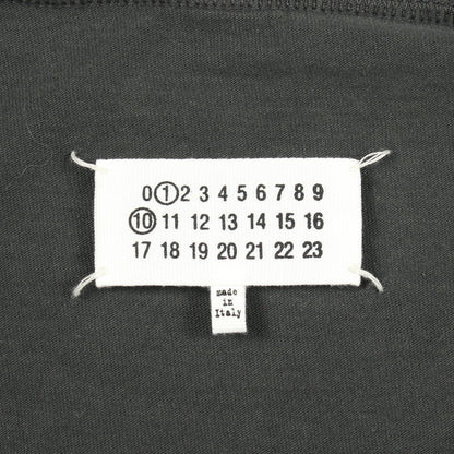 ロゴ 半袖Tシャツ コットン ダークグレー メゾンマルジェラ