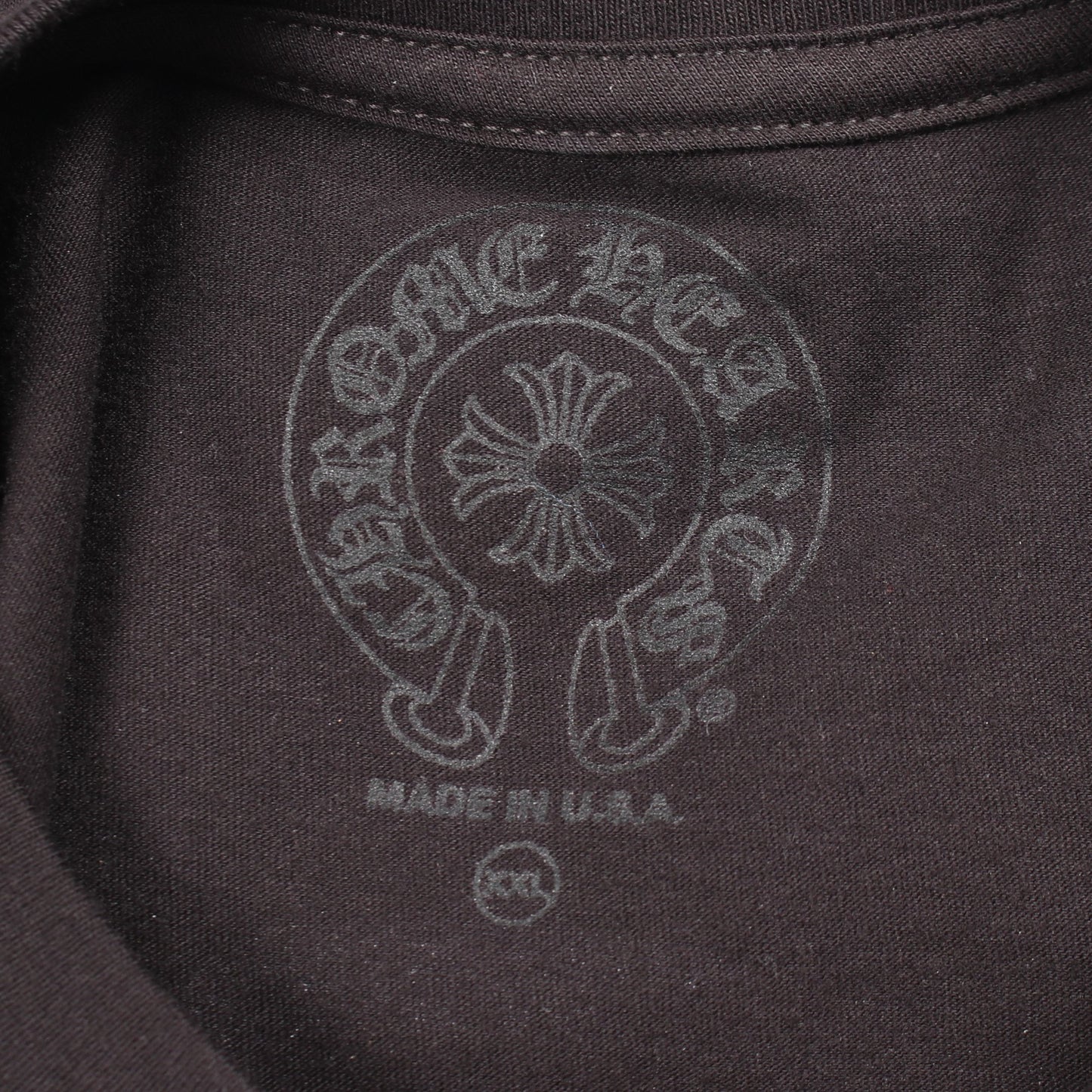 FOTI バックプリント 半袖Tシャツ コットン ブラック クロムハーツ