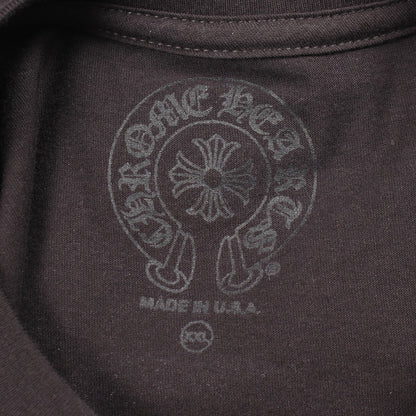 FOTI バックプリント 半袖Tシャツ コットン ブラック クロムハーツ
