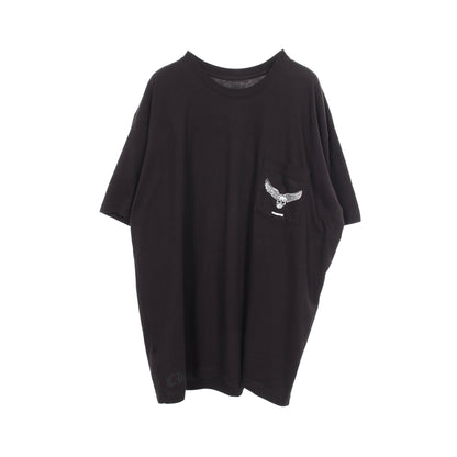 FOTI バックプリント 半袖Tシャツ コットン ブラック クロムハーツ