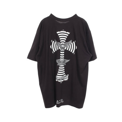 FOTI バックプリント 半袖Tシャツ コットン ブラック クロムハーツ