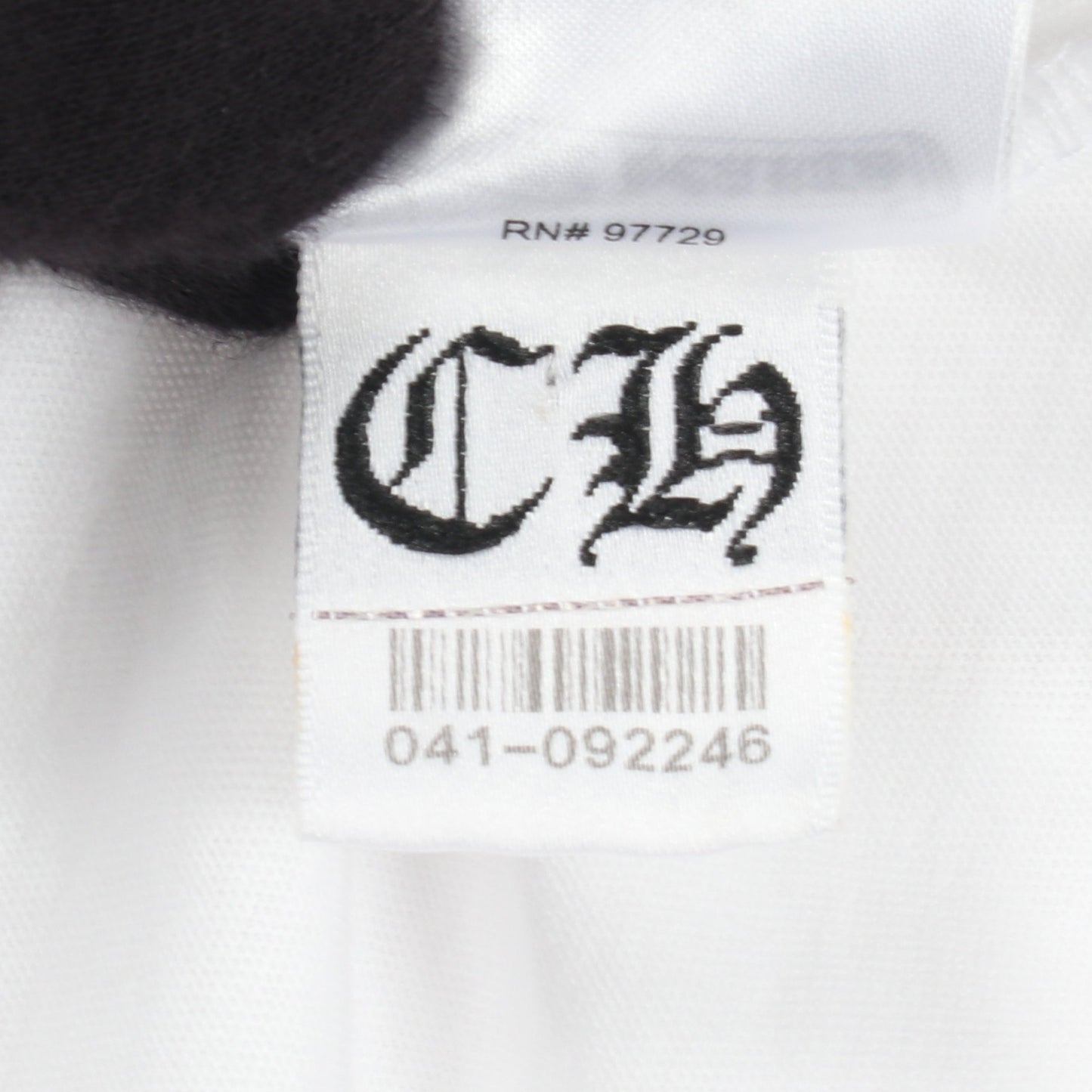ネックロゴ ポケット付き 半袖Tシャツ コットン ホワイト クロムハーツ