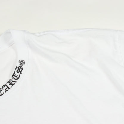 ネックロゴ ポケット付き 半袖Tシャツ コットン ホワイト クロムハーツ