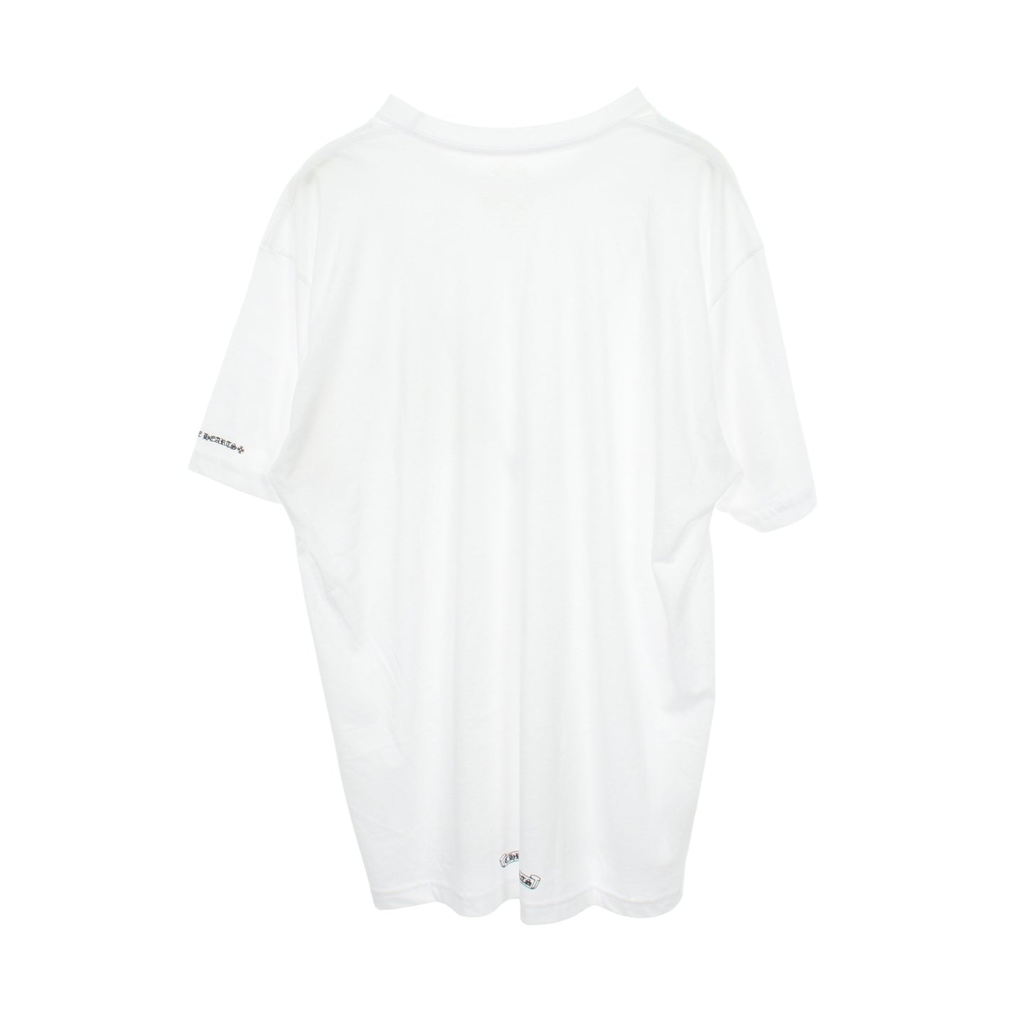 ネックロゴ ポケット付き 半袖Tシャツ コットン ホワイト クロムハーツ