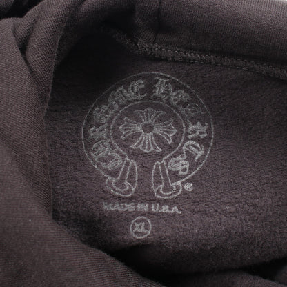 アームロゴ プルオーバーパーカー コットン ブラック ブルー クロムハーツ トップス Chrome Hearts
