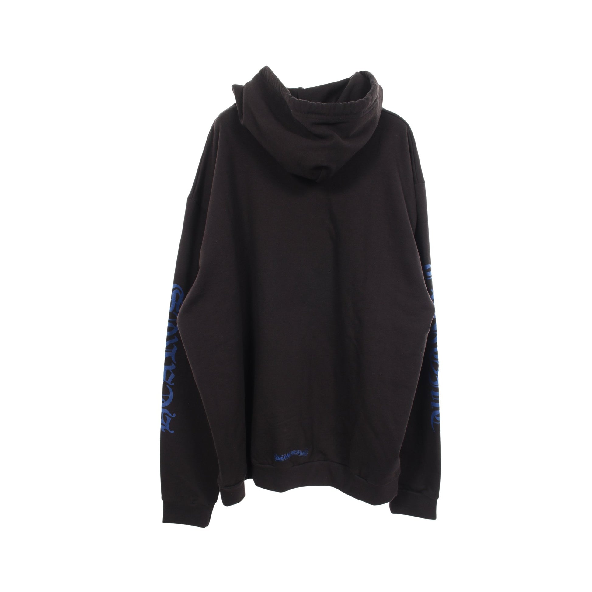 アームロゴ プルオーバーパーカー コットン ブラック ブルー クロムハーツ トップス Chrome Hearts