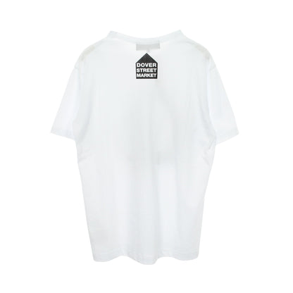 Comme des Garcons × Chrome Hearts × DOVER STREET MARKET 半袖Tシャツ コットン ホワイト ブラック コムデギャルソン