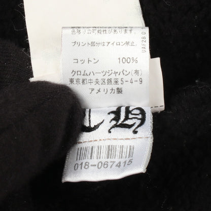 ホースシュー フローラルクロス クルーネック スウェットシャツ コットン ブラック クロムハーツ トップス Chrome Hearts