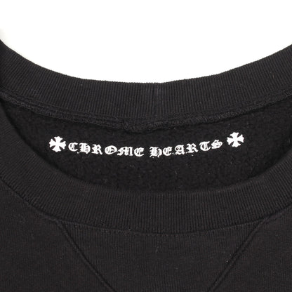 ホースシュー フローラルクロス クルーネック スウェットシャツ コットン ブラック クロムハーツ トップス Chrome Hearts