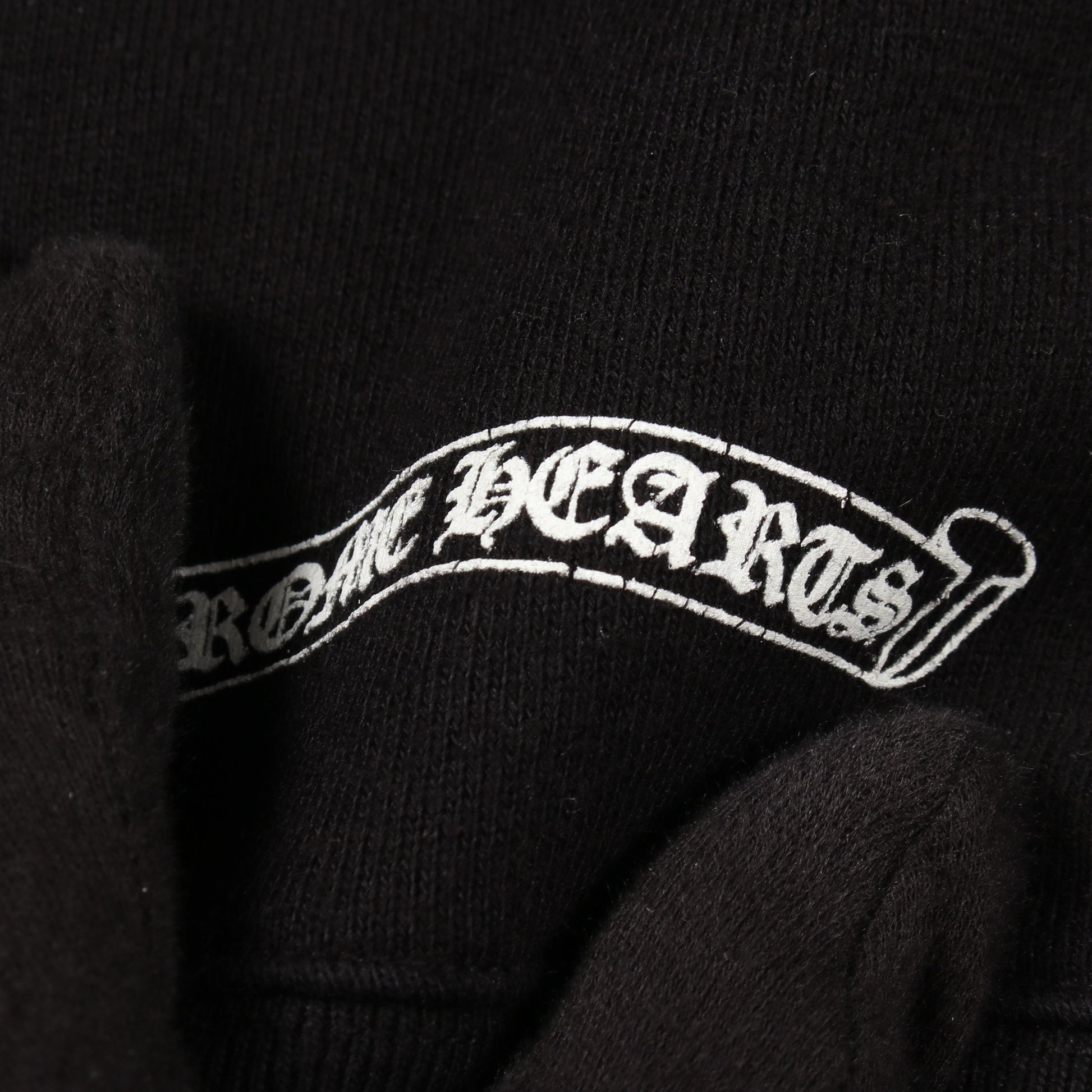 ホースシュー フローラルクロス クルーネック スウェットシャツ コットン ブラック クロムハーツ トップス Chrome Hearts