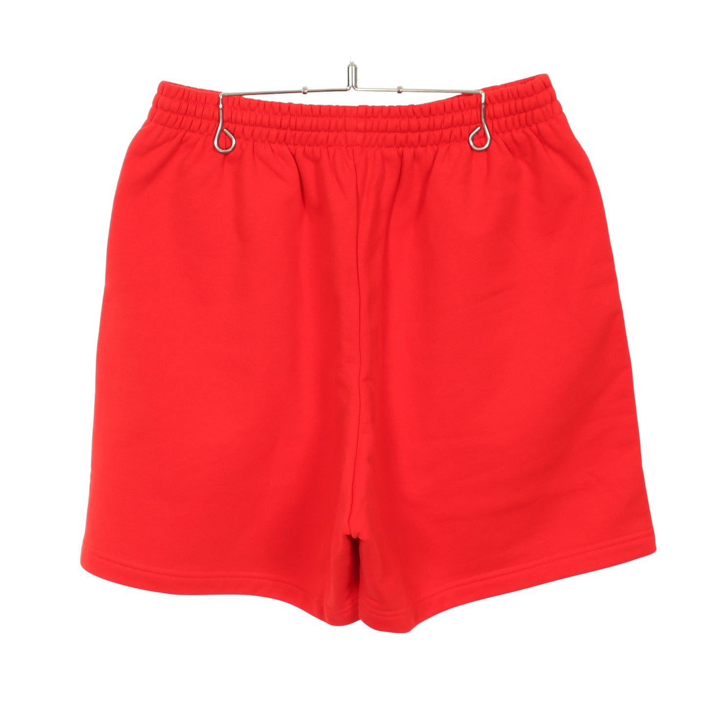 WARDROBE UNIFIT キャンペーンロゴ ハーフ スウェットパンツ コットン レッド バレンシアガ