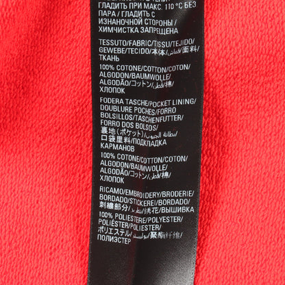 WARDROBE UNIFIT キャンペーンロゴ ハーフ スウェットパンツ コットン レッド バレンシアガ
