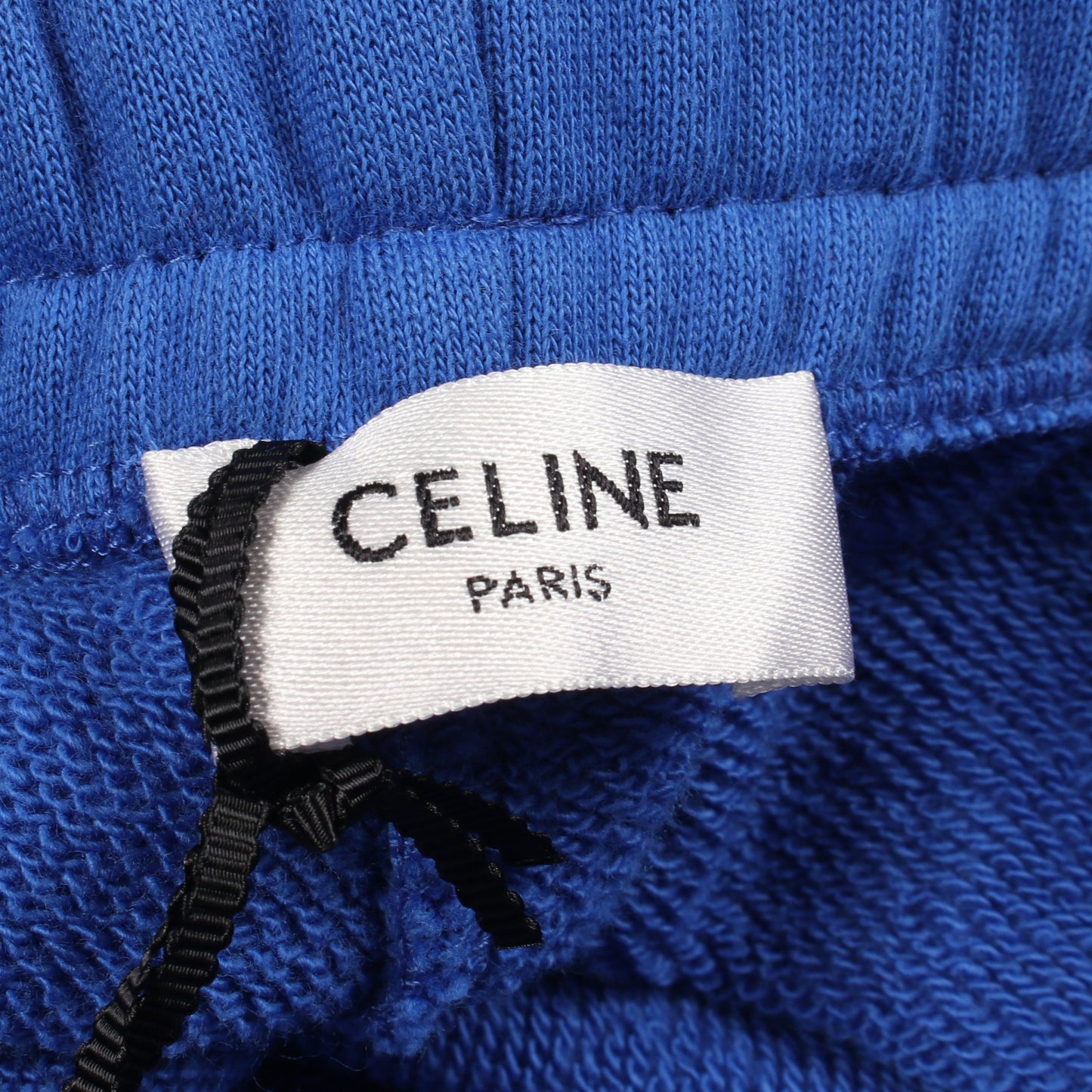 ロゴプリント ジョガーパンツ スウェットパンツ コットン ブルー セリーヌ ボトムス CELINE