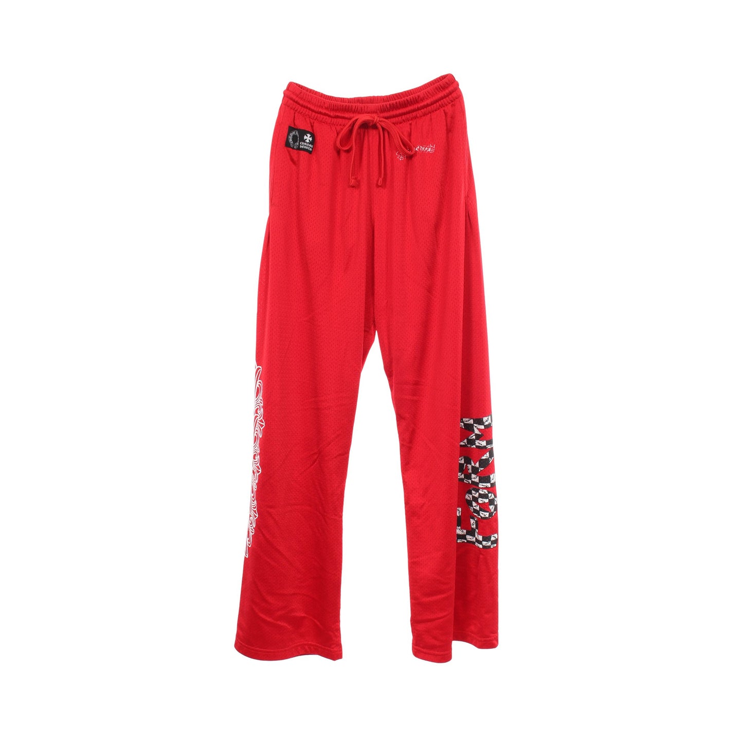 Chrome Hearts × MATTY BOY PPO 99 FORM フローラルクロス メッシュパンツ ジョガーパンツ ナイロン レッド クロムハーツ