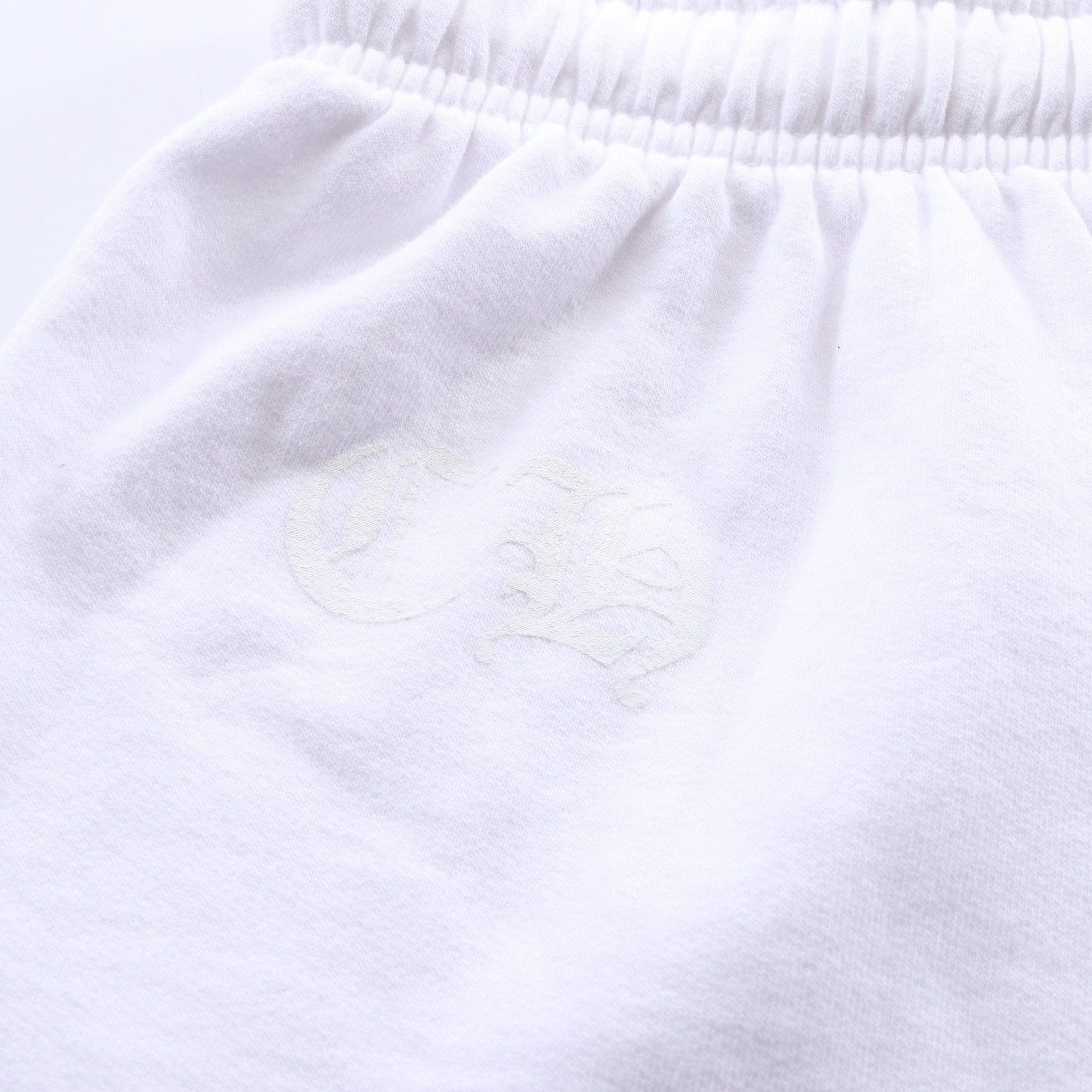 ホースシュー CHプラス オールドイングリッシュ スウェットパンツ コットン ホワイト ブルー クロムハーツ ボトムス Chrome Hearts