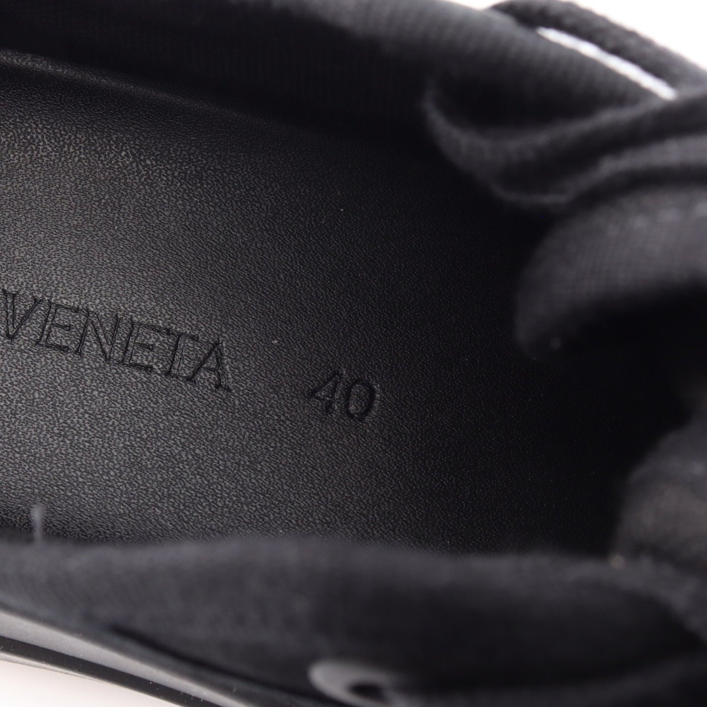 バルカン ローカットスニーカー キャンバス ブラック ボッテガヴェネタ シューズ BOTTEGA VENETA