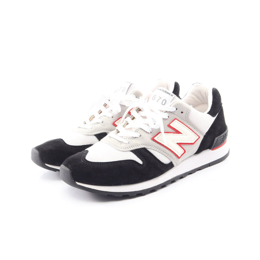 eYe COMME des GARCONS JUNYA WATANABE MAN × NEW BALANCE ローカットスニーカー スエード ファブリック グレー ホワイト ブラック アイコムデギャルソンジュンヤワタナベマン シューズ eYe COMME des GARCONS JUNYA WATANABE MAN