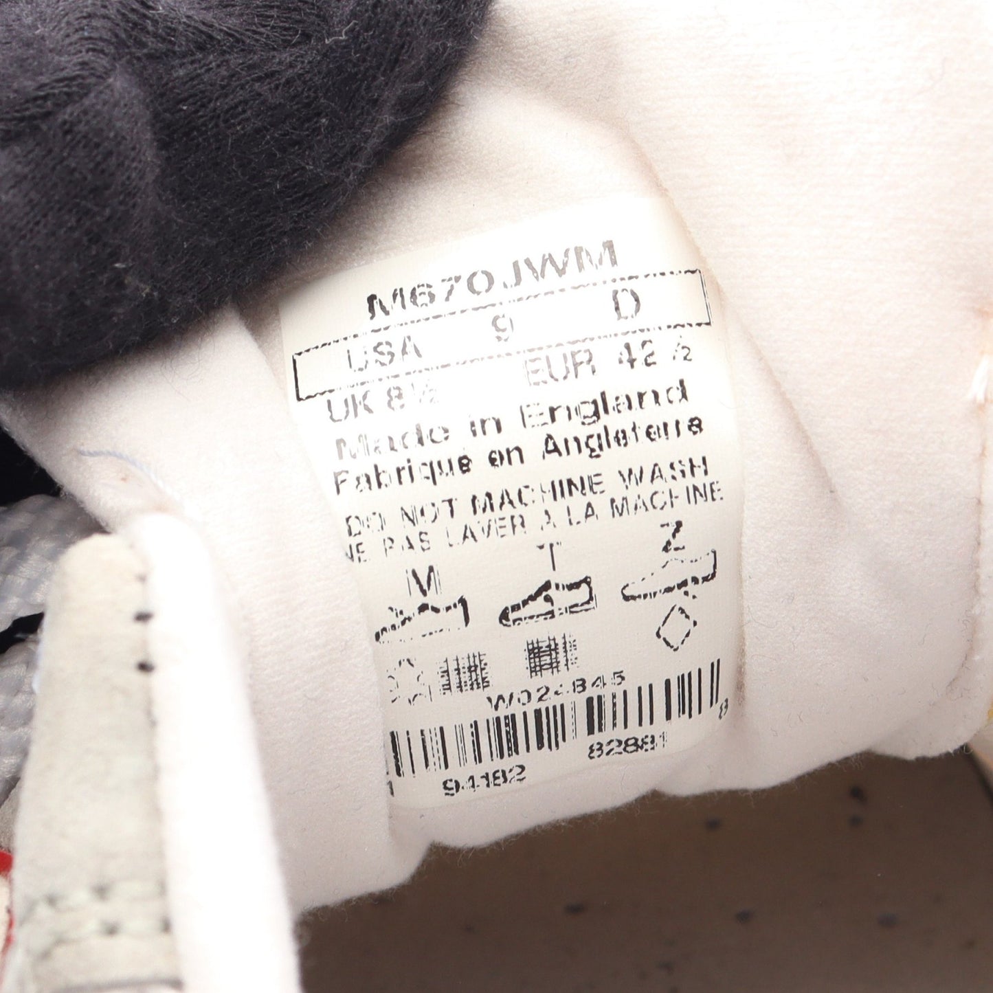 eYe COMME des GARCONS JUNYA WATANABE MAN × NEW BALANCE ローカットスニーカー スエード ファブリック グレー ホワイト ブラック アイコムデギャルソンジュンヤワタナベマン