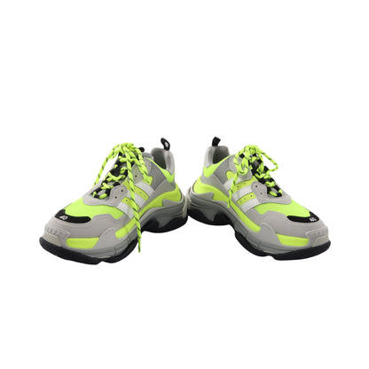 BALENCIAGA × adidas Triple S トリプルS ネオンカラー スニーカー レザー ファブリック グレー イエロー ブラック バレンシアガ シューズ BALENCIAGA