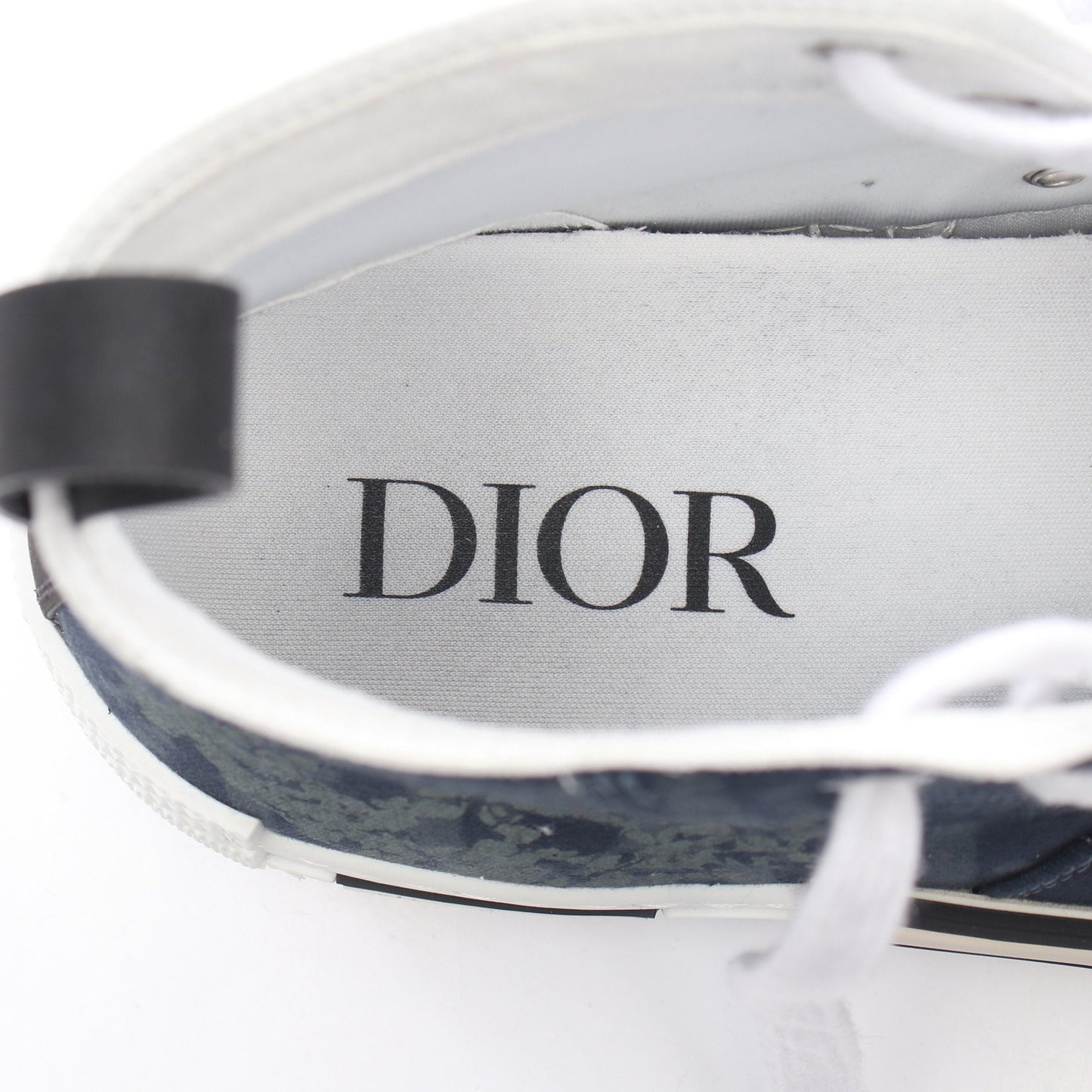 DIOR × Denim Tears B23 ハイカットスニーカー キャンバス ネイビー クリスチャンディオール