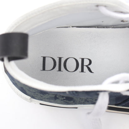 DIOR × Denim Tears B23 ハイカットスニーカー キャンバス ネイビー クリスチャンディオール