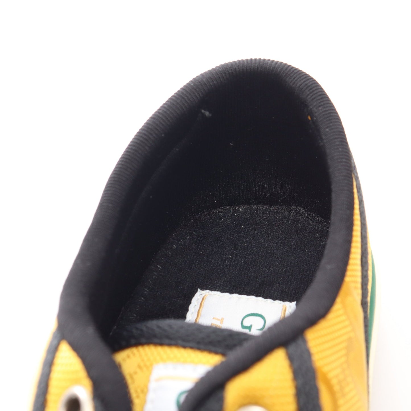 GUCCI TENNIS 1977 ジャンボGG スニーカー キャンバス イエロー ブラック マルチカラー グッチ