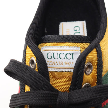 GUCCI TENNIS 1977 ジャンボGG スニーカー キャンバス イエロー ブラック マルチカラー グッチ