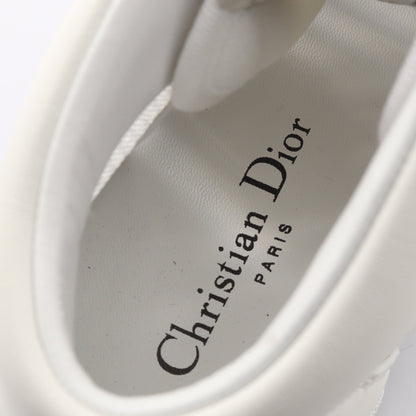 DIOR First ハイカットスニーカー レザー ホワイト ブラック クリスチャンディオール