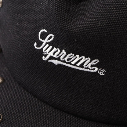 Supreme × B.BSIMON スタッズ付き キャップ 帽子 コットン ブラック シュプリーム