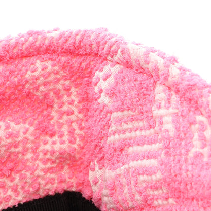 ココマーク バケット ハット 帽子 コットン シルク ピンク ホワイト シャネル