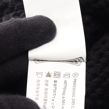 クロスパッチ ニットキャップ ビーニー カシミヤ ブラック クロムハーツ
