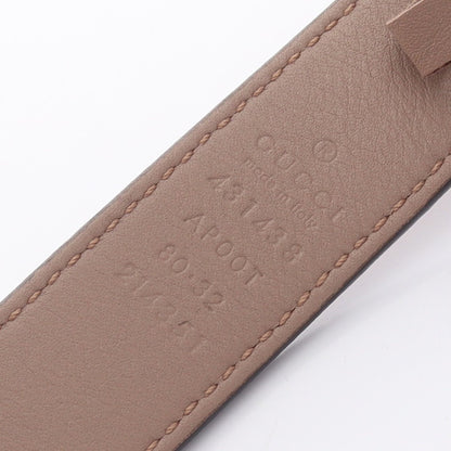 メタルフラワー ゴールド金具 ベルト レザー ダスティピンク グッチ 財布・小物 GUCCI