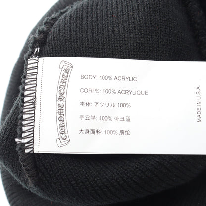 CHロゴエンブロイダリー ニットキャップ ビーニー ブラック クロムハーツ