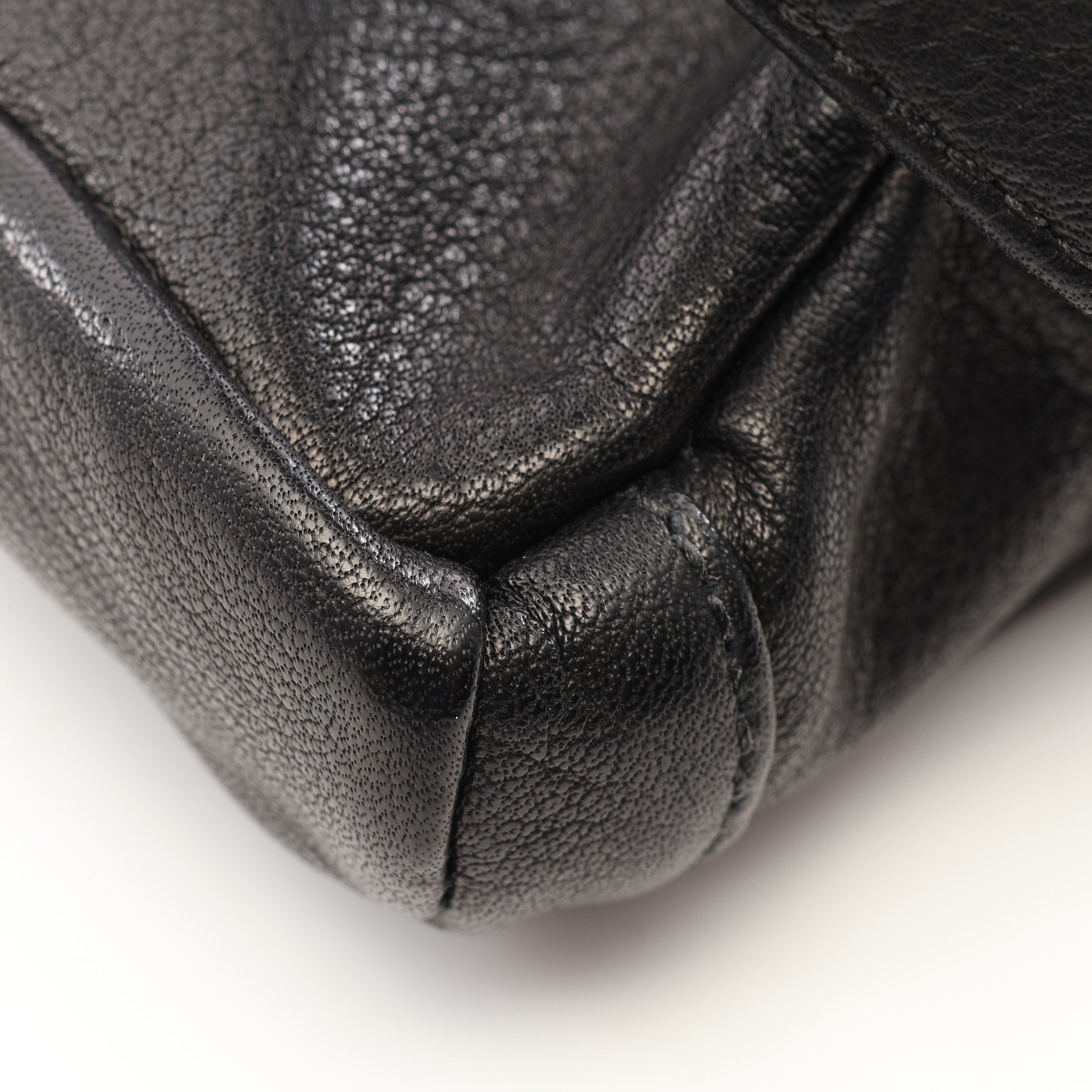 WRISTHER BACK PACK ミニポーチ ブレスレット レザー ブラック クロム