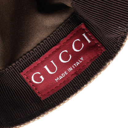 GUCCI × ヒグチユウコ GGキャンバス キャップ コットン ベージュ ブラウン グッチ